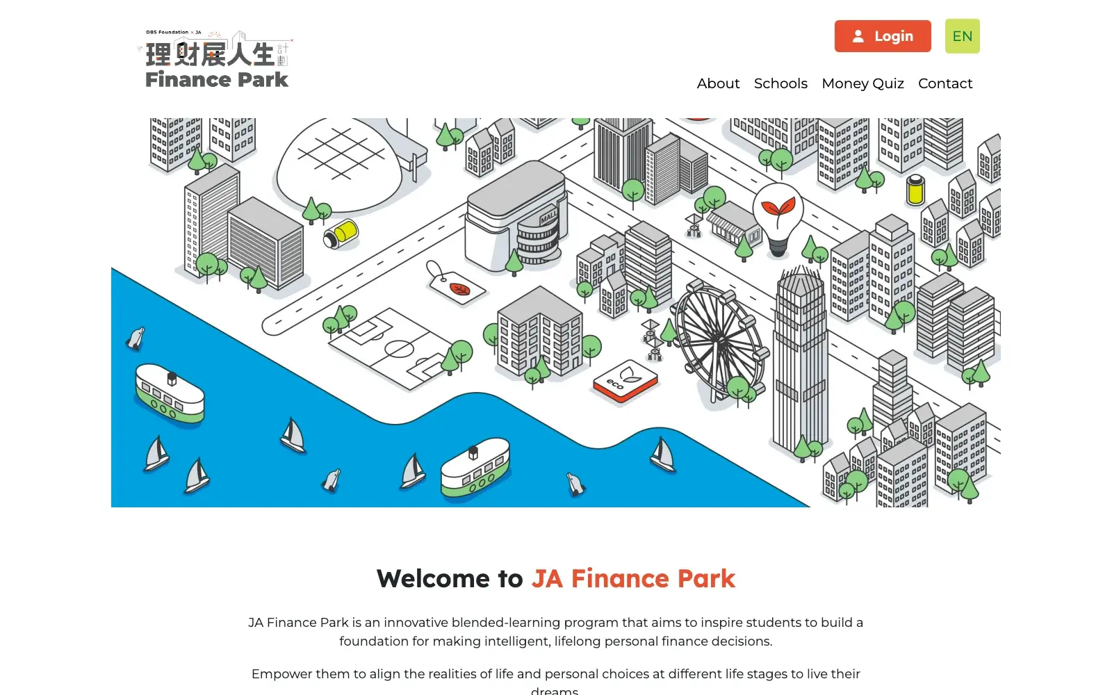 Financial literacy web game